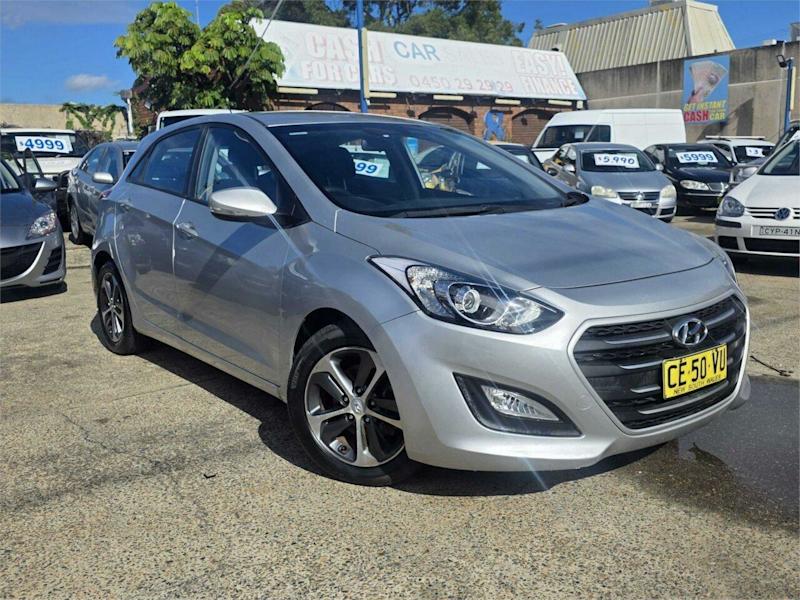 2015 Hyundai i30 GD3 Series 2 Active X Silver, Chrome 6 Speed Automatic Hatchback62886406353794113