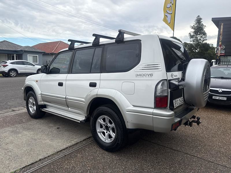 2002 Toyota Landcruiser Prado VZJ95R GXL (4x4) White 4 Speed Automatic 4x4 Wagon62882721911298113