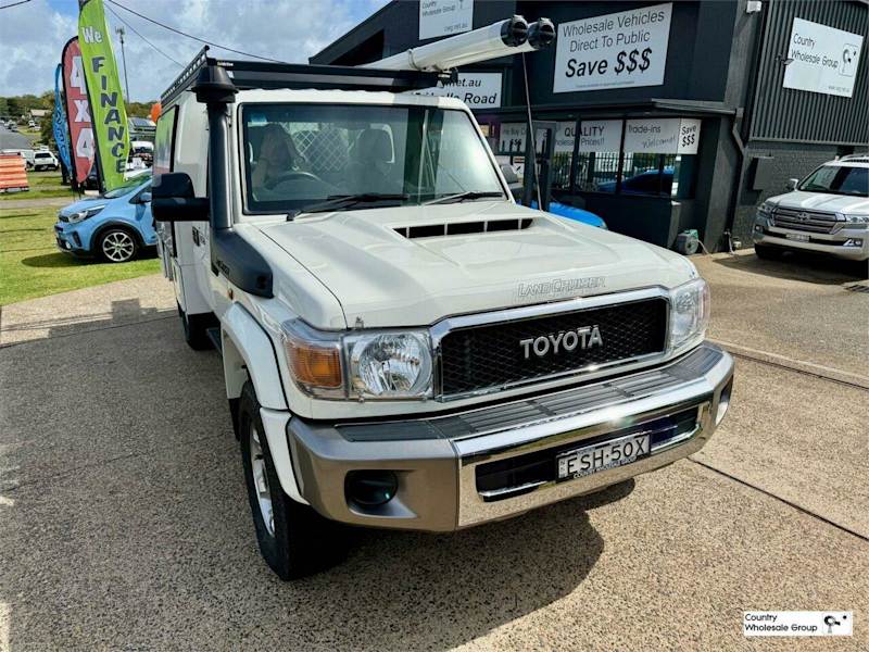 2022 Toyota Landcruiser 70 Series VDJ79R GXL White 5 Speed Manual Cab Chassis62934695953665110