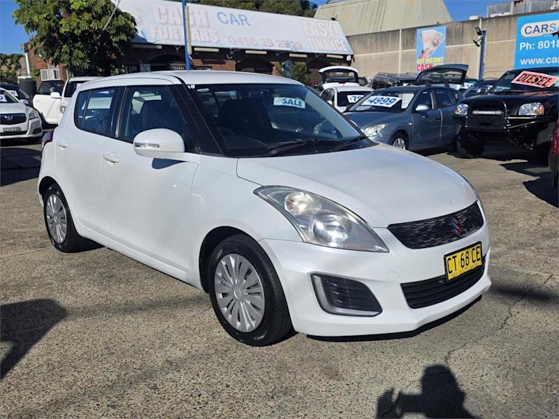 2015 Suzuki Swift FZ GL White 4 Speed Automatic Hatchback628827709070111120