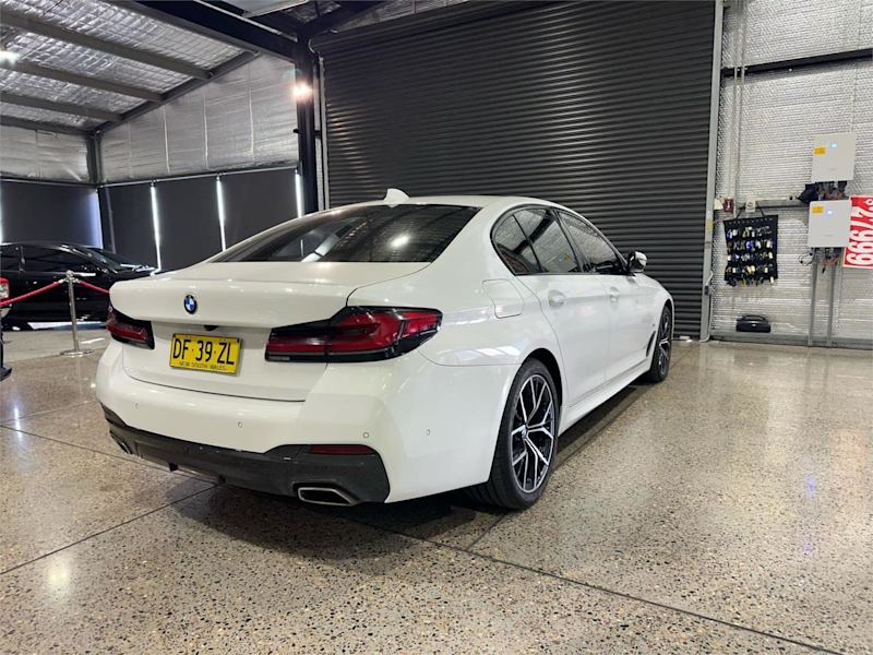 2022 BMW 5 G30 30d M Sport LCI White 8 Speed Auto Steptronic Sport Sedan62935685472386114