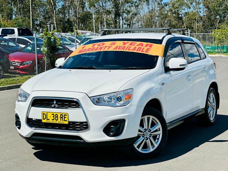 2013 Mitsubishi ASX XB MY13 Aspire (2WD) White Continuous Variable Wagon62882773099266114