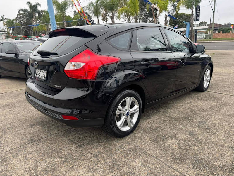 2015 Ford Focus LW MkII MY14 Trend PwrShift Black 6 Speed Sports Automatic Dual Clutch Hatchback62933709679747113