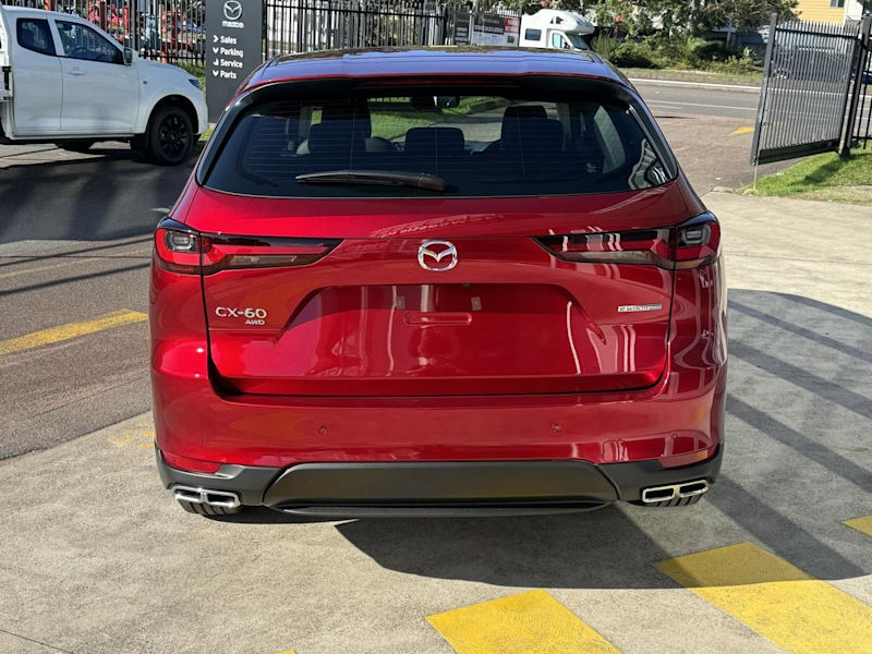 2025 Mazda CX-60 KH0HB P50e Skyactiv-Drive i-ACTIV AWD Evolve Soul Red Crystal 8 Speed62882734295297114