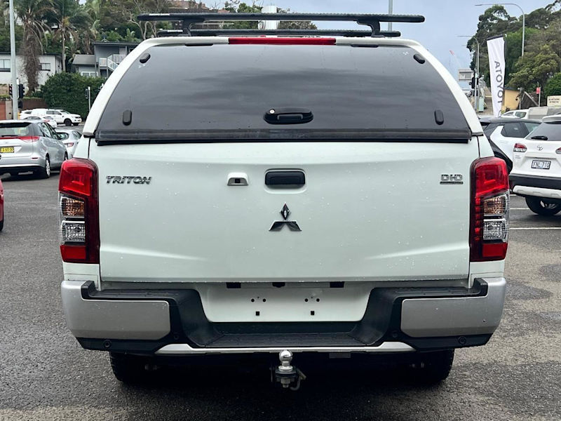 2018 Mitsubishi Triton MR MY19 GLX+ Double Cab White 6 Speed Sports Automatic Utility62934708313473113