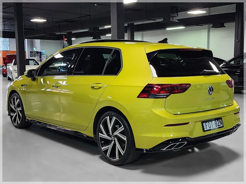 2022 Volkswagen Golf Mark 8 CD MY23 110TSI R-Line Pomelo Yellow 8 Speed Automatic Hatchback62882773071106112