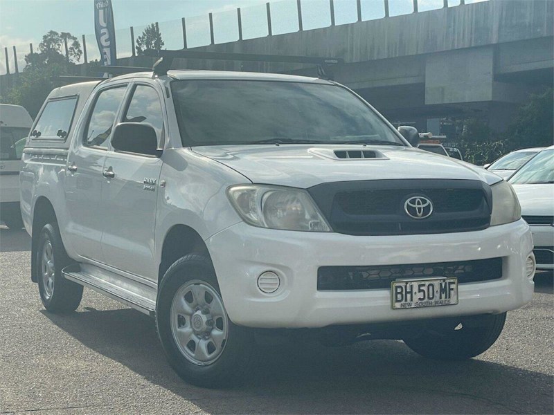 2010 Toyota Hilux KUN26R MY10 SR White 4 Speed Automatic Utility62882736335362111