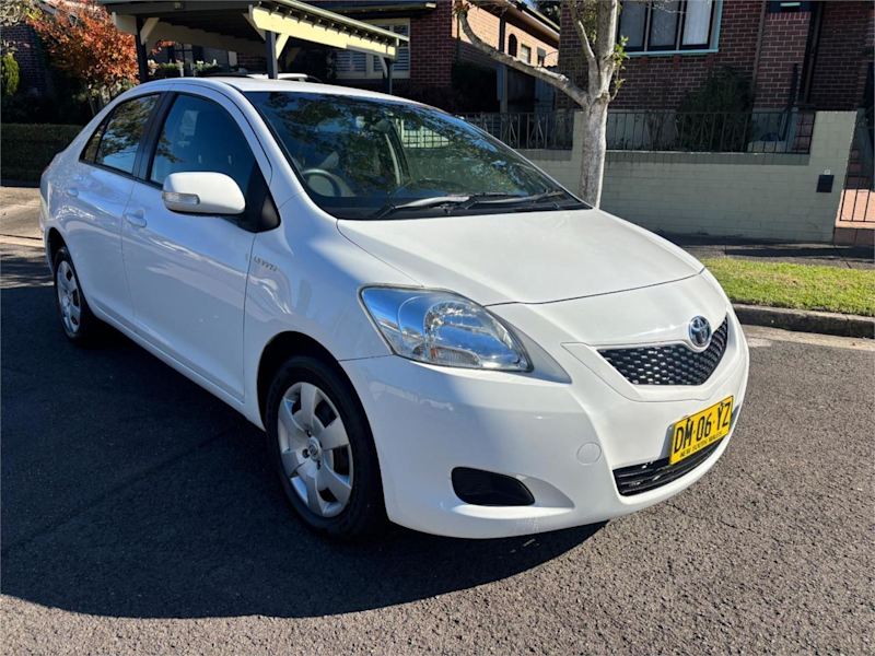 2008 Toyota Yaris NCP93R YRS White 4 Speed Automatic Sedan62935688984195111