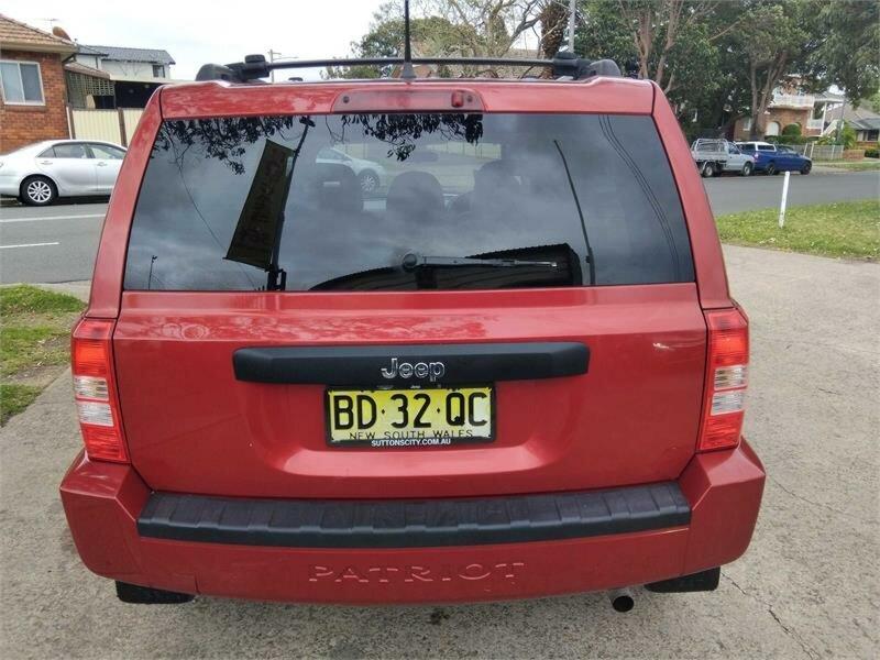 2009 Jeep Patriot MK MY2010 Sport CVT Auto Stick Red 6 Speed Constant Variable Wagon62933709000578113