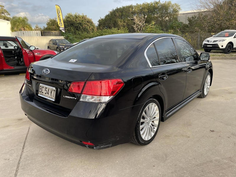 2009 Subaru Liberty MY10 2.5I Premium Black Continuous Variable Sedan63437623881091113