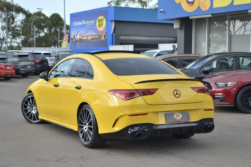 2020 Mercedes-Benz CLA-Class C118 CLA35 AMG Coupe 4dr SPEEDSHIFT DCT 7sp 4MATIC 2.0T [Jul Sun Yellow62882737332098111