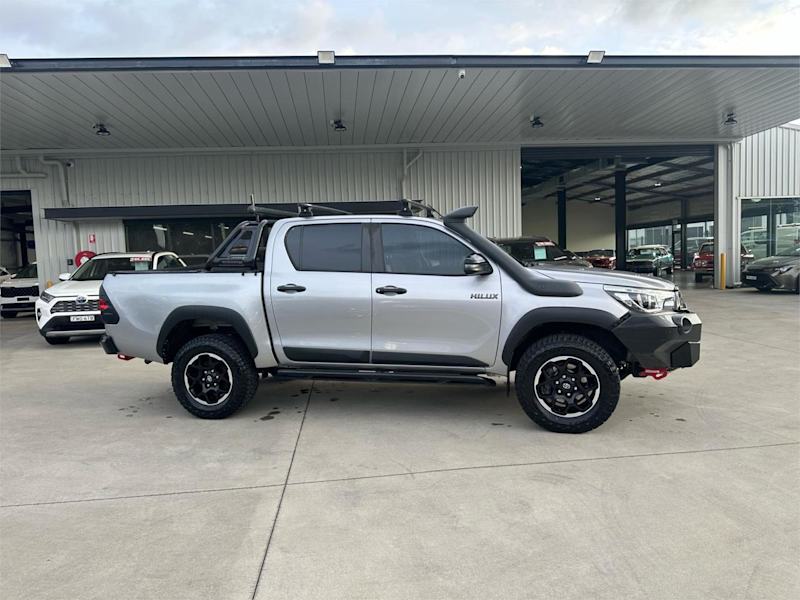 2019 Toyota Hilux GUN126R MY19 Upgrade Rugged X (4x4) Silver, Chrome 6 Speed Automatic62935680208641112