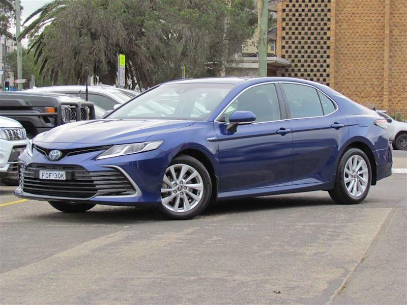 2021 Toyota Camry Axhv70R Ascent (Hybrid) Lunar Blue Continuous Variable Sedan62936662089986112