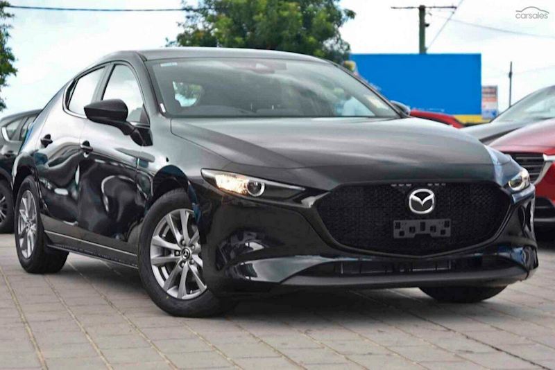 2025 Mazda 3 BP2H7A G20 SKYACTIV-Drive Pure Black 6 Speed Sports Automatic Hatchback62882764506755110