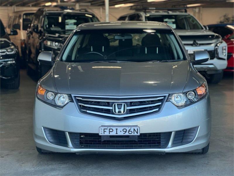 2008 Honda Accord Euro CU Silver 5 Speed Automatic Sedan62882730019203111