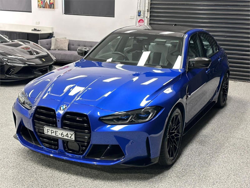2021 BMW M3 G80 Competition M Steptronic Blue 8 Speed Sports Automatic Sedan62933705437569112