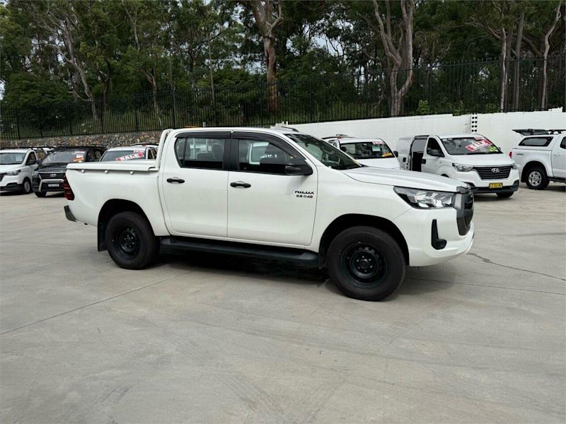 2020 Toyota Hilux GUN126R Facelift SR (4x4) White 6 Speed Automatic Double Cab Pick Up62935684740738113