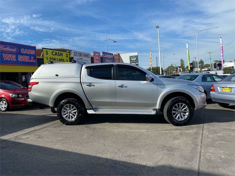 2017 Mitsubishi Triton MQ MY17 GLS (4x4) Silver, Chrome 5 Speed Automatic Dual Cab Utility62882734539265111