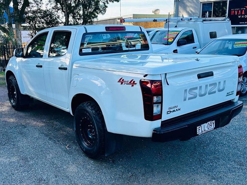 2019 Isuzu D-MAX MY19 SX Crew Cab White 6 Speed Sports Automatic Utility62934701551105114