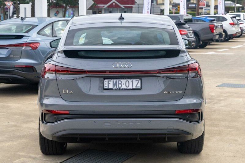 2025 Audi Q4 E-Tron F4 MY25 45 Sportback Grey 1 Speed Reduction Gear Wagon62935679783554112