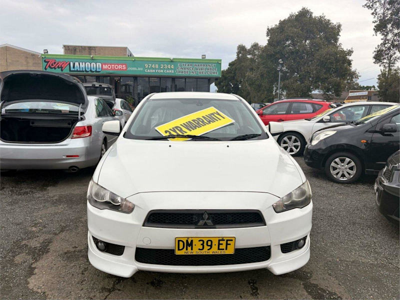 2008 Mitsubishi Lancer CJ MY09 VR-X Sportback White 6 Speed Constant Variable Hatchback62934696323970112