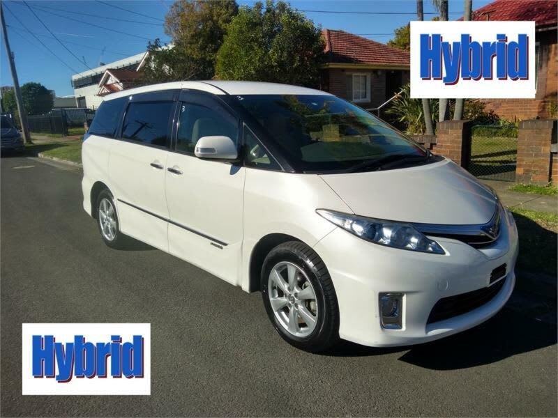 2012 Toyota Estima AHR20W AERAS HYBRID White Constant Variable Wagon629337135275541128