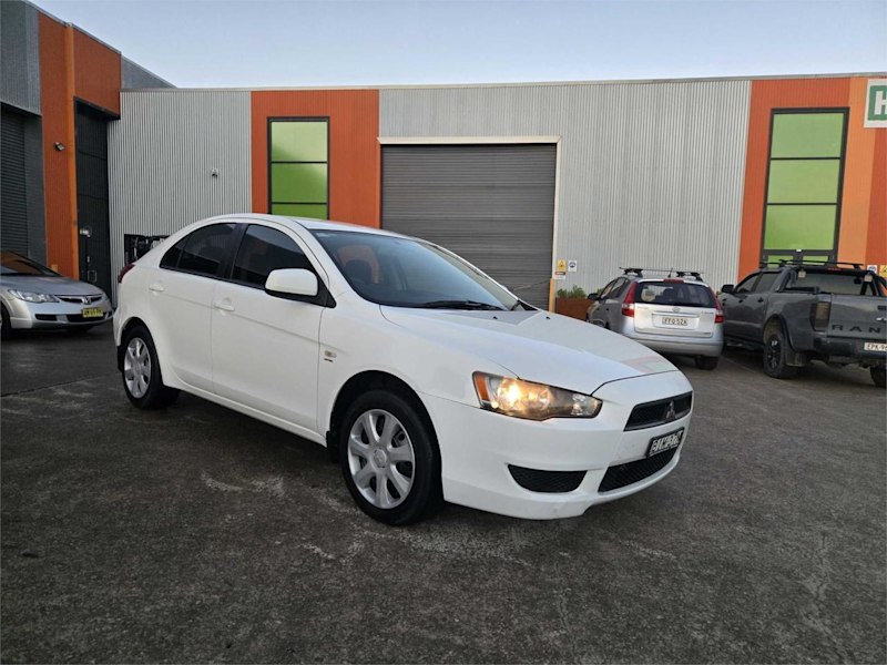 2008 Mitsubishi Lancer CJ MY09 ES Sportback White 6 Speed Constant Variable Hatchback62885350649091110