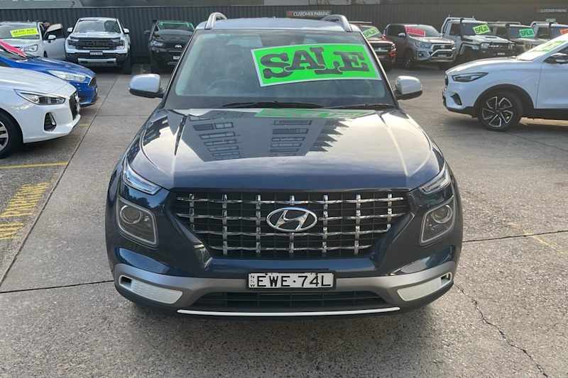 2022 Hyundai Venue Qx.v4 MY22 Elite Blue 6 Speed Automatic Wagon62933715406337111