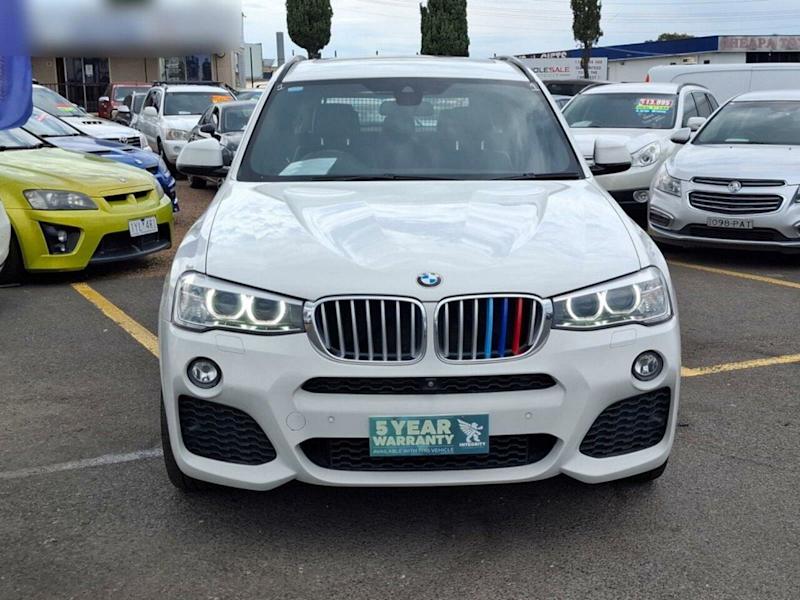 2017 BMW X3 F25 LCI xDrive30d Steptronic White 8 Speed Sports Automatic Wagon62935689387265111