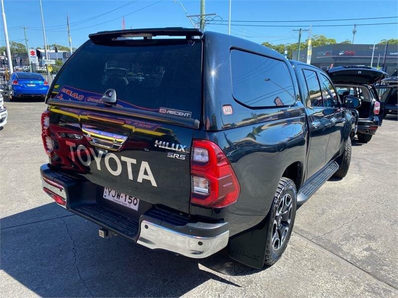 2021 Toyota Hilux GUN126R Facelift SR5 (4x4) Black 6 Speed Automatic Double Cab Pick Up62938583858433112