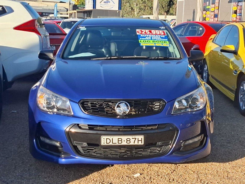 2016 Holden Commodore VF II MY16 SV6 Black Blue 6 Speed Sports Automatic Sedan62882770000514111