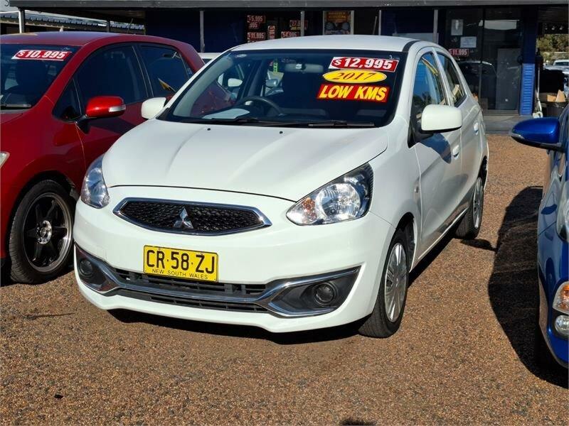 2017 Mitsubishi Mirage LA MY18 ES White Continuous Variable Hatchback62932715603202112