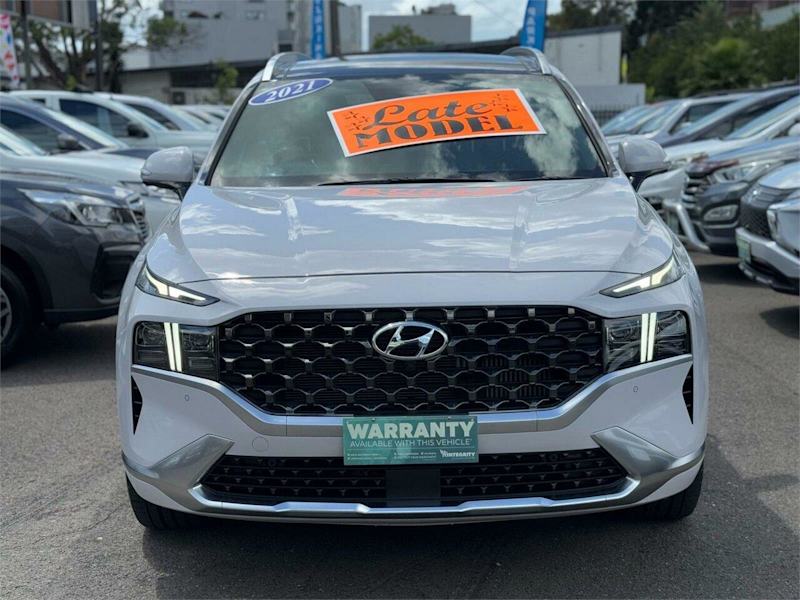2021 Hyundai Santa Fe TM.V3 MY22 Highlander CRDi (AWD) White 8 Speed Auto Dual Clutch Wagon62882729949827111