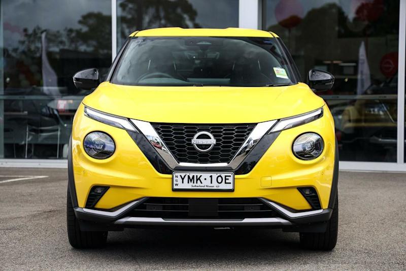 2024 Nissan Juke F16 MY24 Ti DCT 2WD Yellow 7 Speed Sports Automatic Dual Clutch Hatchback62933715133697113