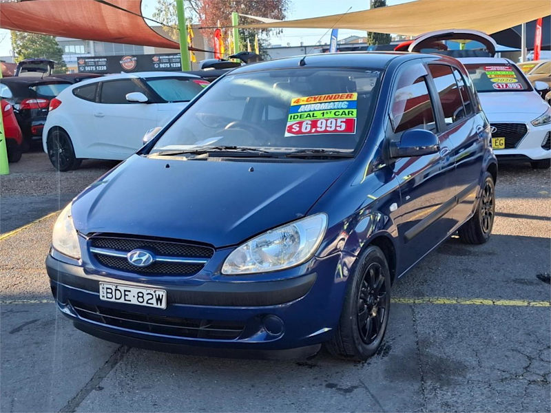 2007 Hyundai Getz TB MY07 SX Blue 4 Speed Automatic Hatchback62882737323650112