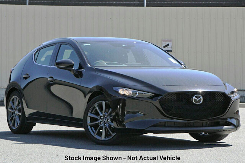 2025 Mazda 3 BP2H7A G20 SKYACTIV-Drive Touring Black 6 Speed Sports Automatic Hatchback62882770445698110