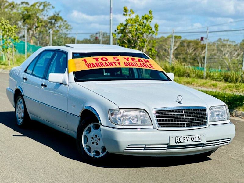 1995 Mercedes-Benz S320 W140 White 5 Speed Automatic Sedan62882737812610111