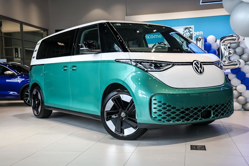 2025 Volkswagen ID. Buzz EB MY25 Pro LWB BEV560 Candy White/bay Leaf Green 1 Speed Automatic62882736997634110