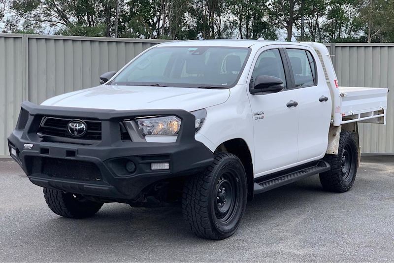 2022 Toyota Hilux GUN126R SR Double Cab White 6 Speed Sports Automatic Cab Chassis628853505612811119