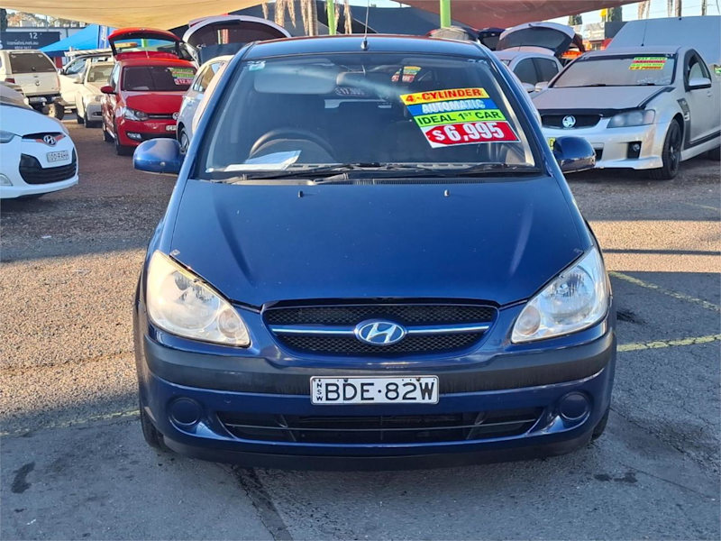 2007 Hyundai Getz TB MY07 SX Blue 4 Speed Automatic Hatchback62882737323650111