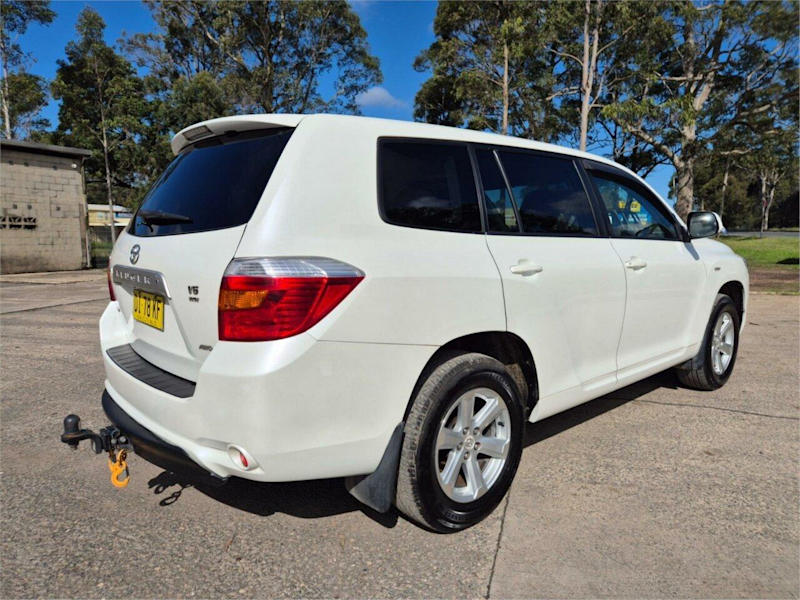 2008 Toyota Kluger GSU45R KX-R AWD White 5 Speed Sports Automatic Wagon62935689152897112