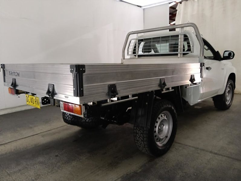 2021 Mitsubishi Triton MR MY22 GLX White 6 Speed Manual Cab Chassis62934704406147112