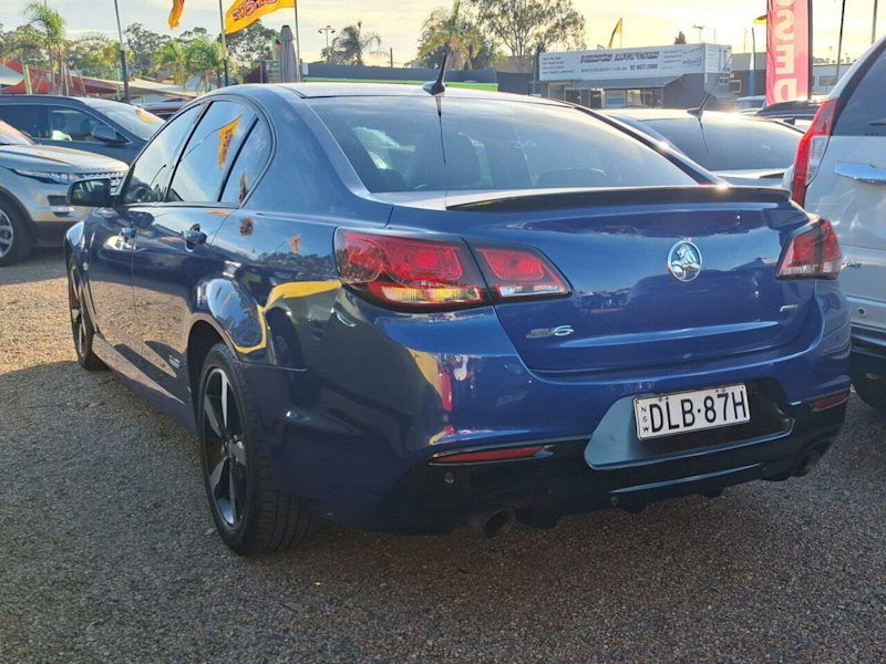 2016 Holden Commodore VF II MY16 SV6 Black Blue 6 Speed Sports Automatic Sedan62882770000514113