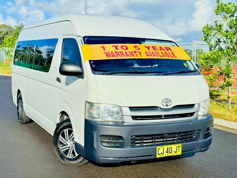 2010 Toyota HiAce TRH223R MY11 Upgrade Commuter White 4 Speed Automatic Bus62886406429571114