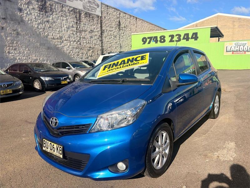 2013 Toyota Yaris NCP131R YRX Blue 4 Speed Automatic Hatchback62934698921473114