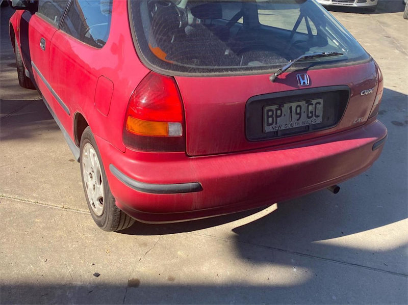 1997 Honda Civic CXi Red 4 Speed Automatic Hatchback63437622630403113