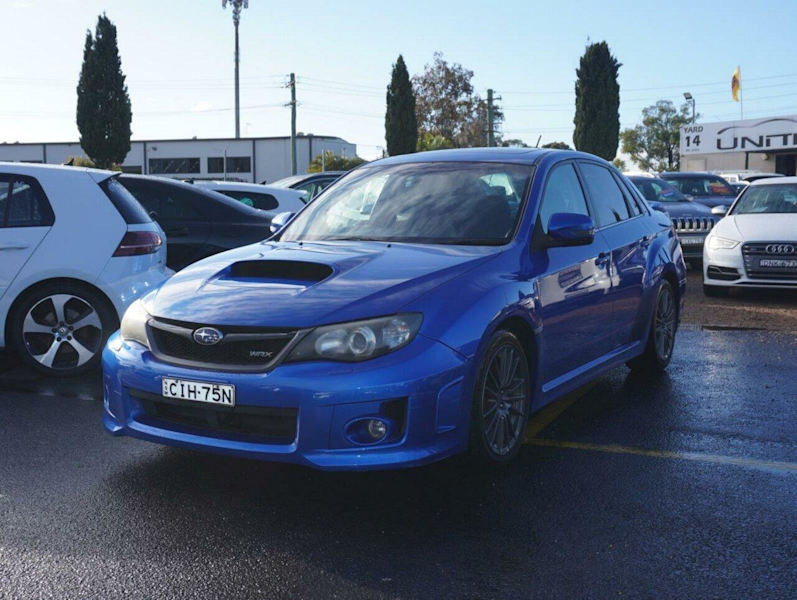 2011 Subaru Impreza G3 MY11 WRX AWD Blue 5 Speed Manual Sedan62933706283394112