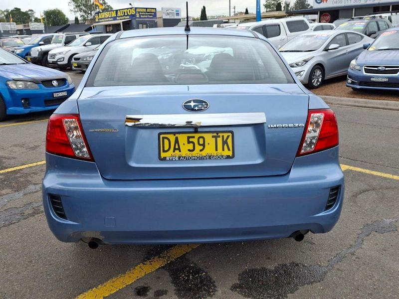 2011 Subaru Impreza MY11 R (AWD) Blue 4 Speed Automatic Sedan62882735624706114