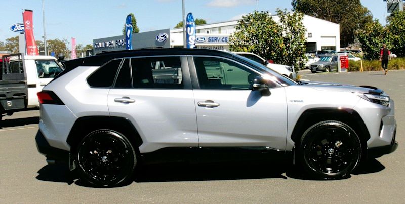 2022 Toyota RAV4 Axah54R Cruiser (AWD) Hybrid Silver Continuous Variable Wagon62939537571201113