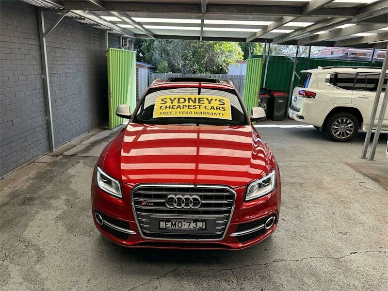 2013 Audi SQ5 8R MY14 TDI Tiptronic Quattro Volcano Red 8 Speed Sports Automatic Wagon62935691507075113